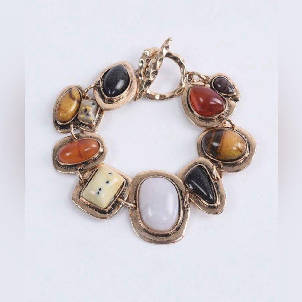 Boho stone bracelet N630